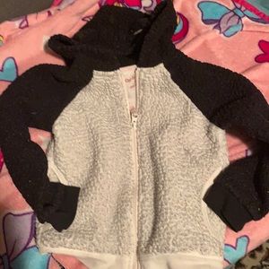 Cat & Jack Faux Fur Zip-up Hooded Jacket! 🐰